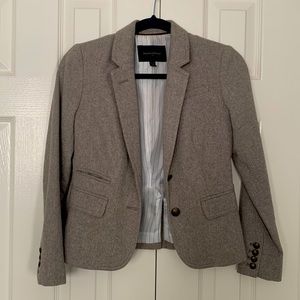 Banana republic classic Oxford tweed blazer 0 petite